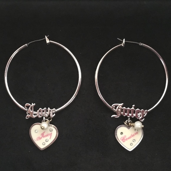 Juicy Couture Hoop Earrings - Picture 1 of 2